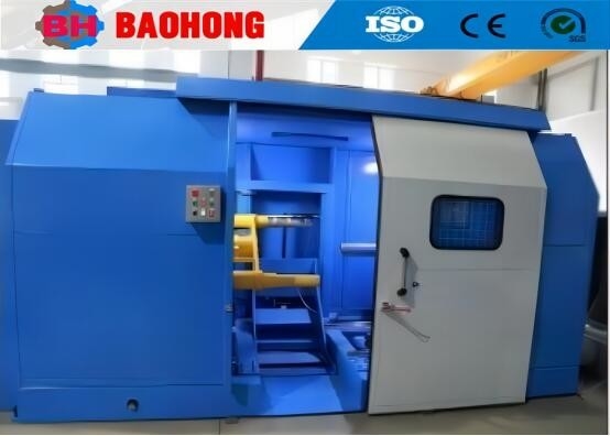 पीएलसी कंट्रोल सिंगल ट्विस्ट केबल मशीन सेंटर / साइड रैपिंग 1000rpm
