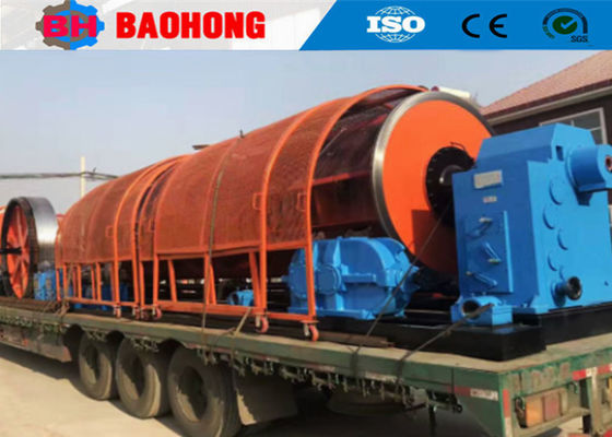 टच स्क्रीन के साथ 720 मिमी बॉबिन स्टील वायर कठोर स्ट्रैंडिंग मशीन Machine