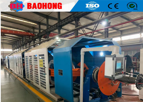 स्किप टाइप अल स्टील वायर केबल स्ट्रैंडिंग मशीन 1000rpm रोटेटिंग